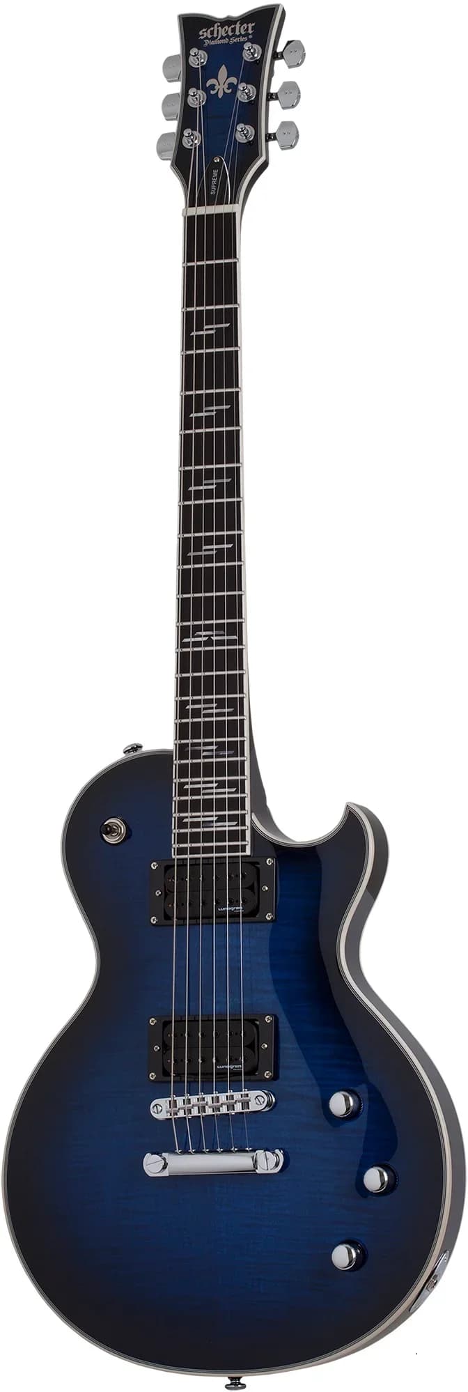 Schecter Solo-II Supreme See-Thru Blue Burst (2590) — Электрогитара