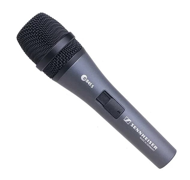 004516 E845-S Микрофон динамический, с выключателем, Sennheiser