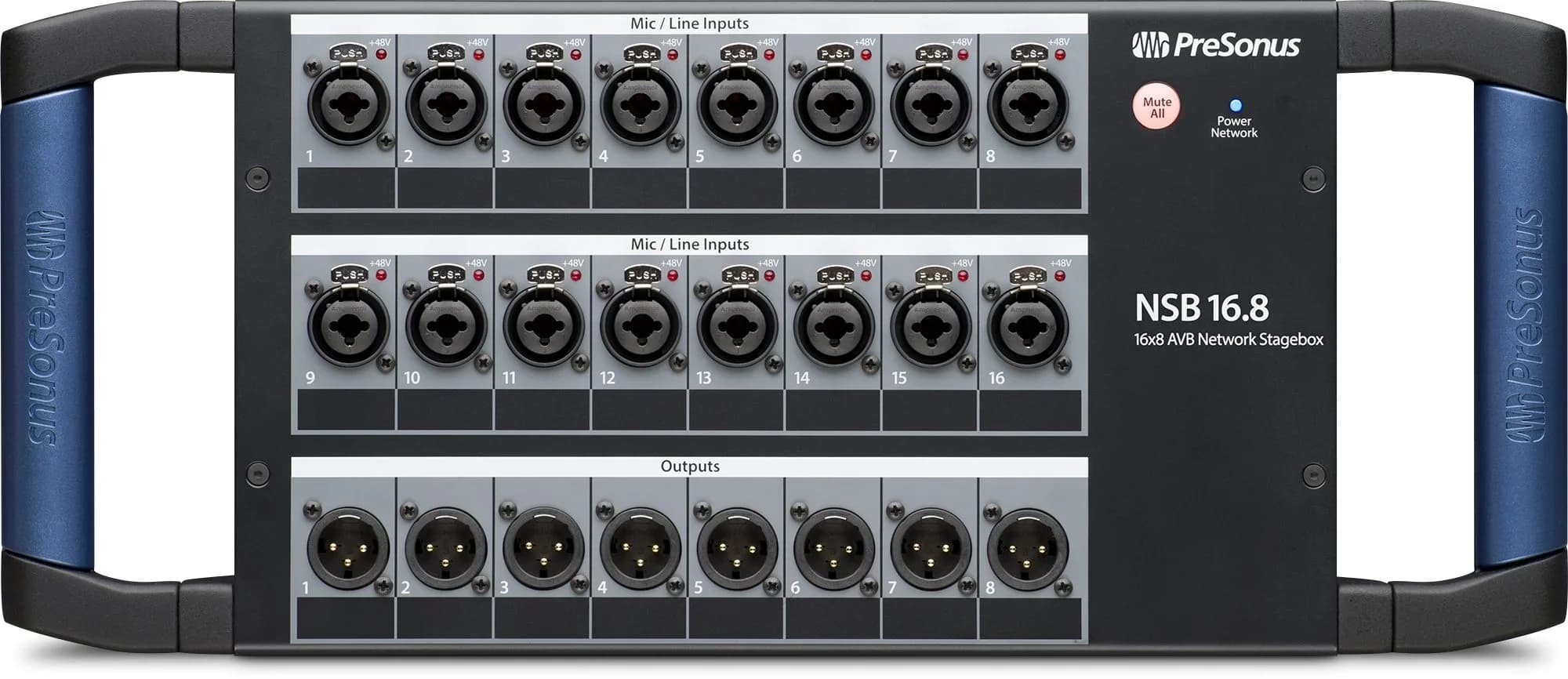 PreSonus NSB 16.8 — Сценический бокс AVB, 16 входов / 8 выходов